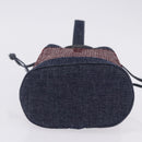 CHANEL Hand Bag Canvas Sequins Red CC Auth 197209SAV-5