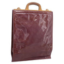 LOUIS VUITTON Monogram Vernis Stanton Tote Bag Purple Viole M91079 Auth 197210-1