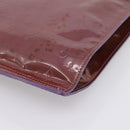 LOUIS VUITTON Monogram Vernis Stanton Tote Bag Purple Viole M91079 Auth 197210-16