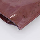 LOUIS VUITTON Monogram Vernis Stanton Tote Bag Purple Viole M91079 Auth 197210-17
