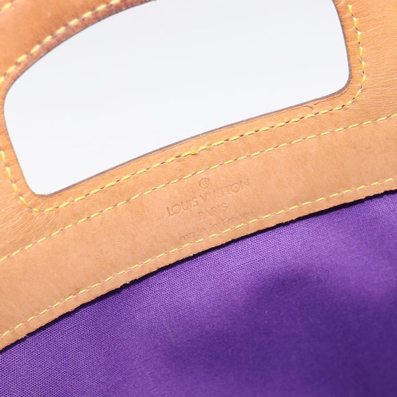 LOUIS VUITTON Monogram Vernis Stanton Tote Bag Purple Viole M91079 Auth 197210