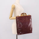 LOUIS VUITTON Monogram Vernis Stanton Tote Bag Purple Viole M91079 Auth 197210-21