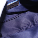 Salvatore Ferragamo Vala Chain Shoulder Bag Leather Blue Gold Auth 197212V-17