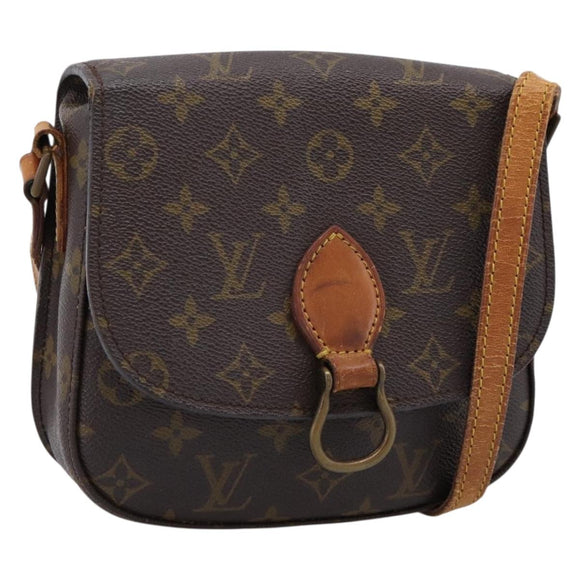 LOUIS VUITTON Monogram Saint Cloud MM Shoulder Bag M51243 LV Auth 197213