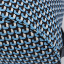PRADA Backpack Nylon Blue Silver Auth 197214A-16