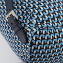 PRADA Backpack Nylon Blue Silver Auth 197214A-9