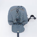 PRADA Backpack Nylon Blue Silver Auth 197214A-10