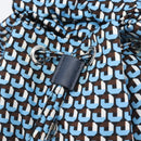 PRADA Backpack Nylon Blue Silver Auth 197214A-23