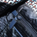 PRADA Backpack Nylon Blue Silver Auth 197214A-27