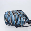 PRADA Backpack Nylon Blue Silver Auth 197214A-3