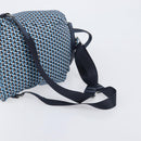 PRADA Backpack Nylon Blue Silver Auth 197214A-8