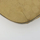 GUCCI GG Canvas Shoulder Bag Beige Gold 005 0813 Auth 197215-12