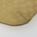 GUCCI GG Canvas Shoulder Bag Beige Gold 005 0813 Auth 197215-14