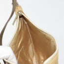 GUCCI GG Canvas Shoulder Bag Beige Gold 005 0813 Auth 197215-19