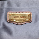 Miu Miu Matelasse Shoulder Bag Vitellolux 2way Beige Gold Auth 197216V-23