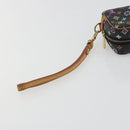 LOUIS VUITTON Monogram Multicolor Trousse Wapity Pouch Black M58034 Auth 197219-9