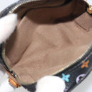 LOUIS VUITTON Monogram Multicolor Trousse Wapity Pouch Black M58034 Auth 197219-11