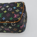 LOUIS VUITTON Monogram Multicolor Trousse Wapity Pouch Black M58034 Auth 197219-7