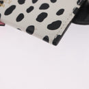 FENDI Pass Case Card Case Leather White Auth 197220M-16