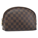 LOUIS VUITTON Damier Ebene Pochette Cosmetic GM Pouch N23345 LV Auth 197229-1