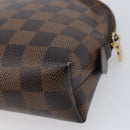 LOUIS VUITTON Damier Ebene Pochette Cosmetic GM Pouch N23345 LV Auth 197229-15