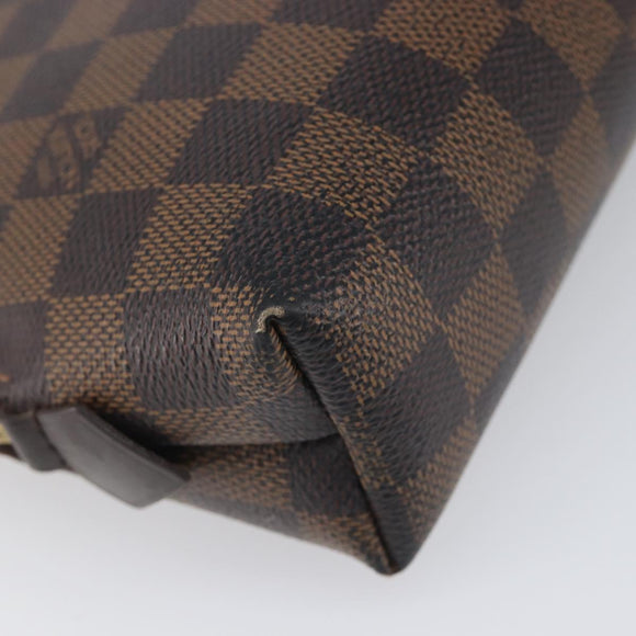 LOUIS VUITTON Damier Ebene Pochette Cosmetic GM Pouch N23345 LV Auth 197229