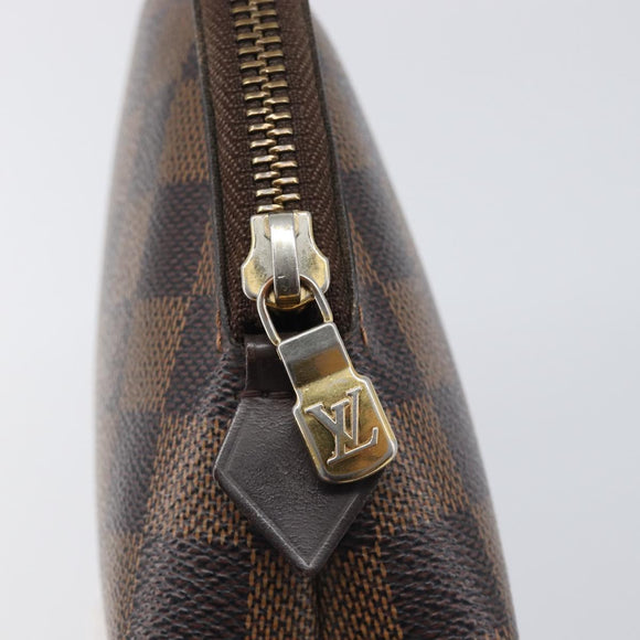 LOUIS VUITTON Damier Ebene Pochette Cosmetic GM Pouch N23345 LV Auth 197229