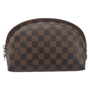 LOUIS VUITTON Damier Ebene Pochette Cosmetic GM Pouch N23345 LV Auth 197229-13