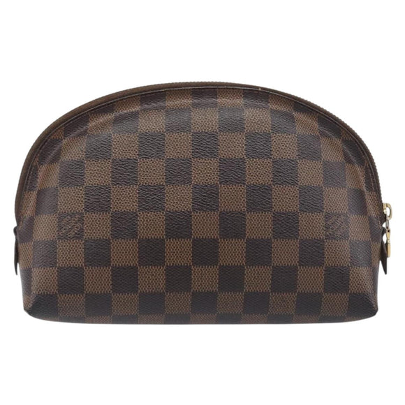 LOUIS VUITTON Damier Ebene Pochette Cosmetic GM Pouch N23345 LV Auth 197229