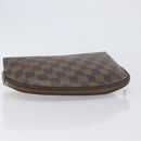 LOUIS VUITTON Damier Ebene Pochette Cosmetic GM Pouch N23345 LV Auth 197229-5