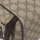 GUCCI GG Supreme Hand Bag PVC Beige Gold 211125 Auth 197233-14