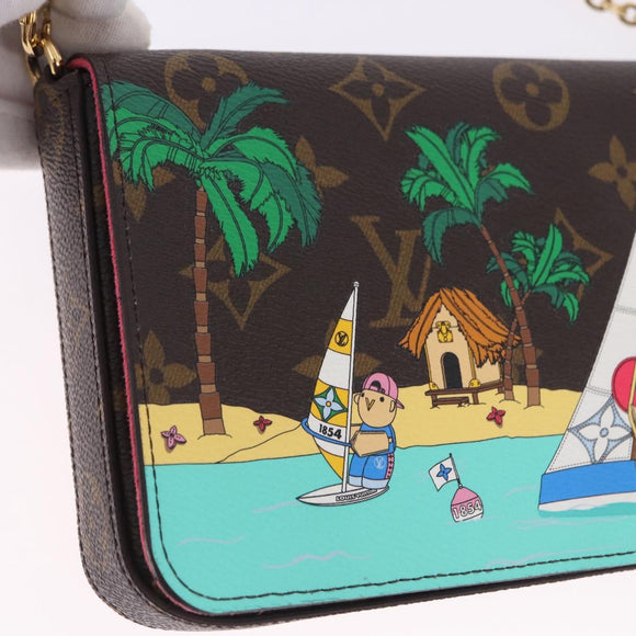 LOUIS VUITTON Monogram Vivienne Pochette Felice Bag M82627 LV Auth 197240SAM
