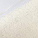 Christian Dior Honeycomb Canvas Shoulder Bag PVC White Gold Auth 197242A-9