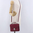 LOUIS VUITTON Epi Monceau 28 Hand Bag Fuchsia pink LV Auth 197243A-30
