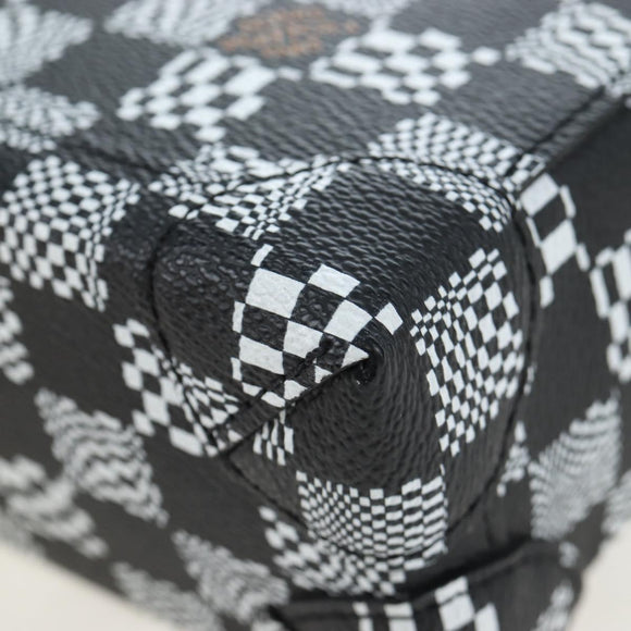 LOUIS VUITTON Damier Distorted Steamer XS Bag Black N60453 LV Auth 197245SM