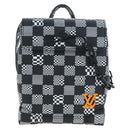 LOUIS VUITTON Damier Distorted Steamer XS Bag Black N60453 LV Auth 197245SM-13