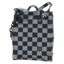 LOUIS VUITTON Damier Distorted Steamer XS Bag Black N60453 LV Auth 197245SM-2
