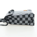 LOUIS VUITTON Damier Distorted Steamer XS Bag Black N60453 LV Auth 197245SM-3