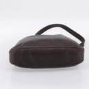 GUCCI Bamboo Shoulder Bag Leather 2way Brown Gold 001 2123 1577 Auth 197247-5