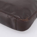 GUCCI Bamboo Shoulder Bag Leather 2way Brown Gold 001 2123 1577 Auth 197247-9