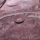 GUCCI Bamboo Shoulder Bag Leather 2way Brown Gold 001 2123 1577 Auth 197247-19