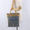 LOUIS VUITTON Monogram Denim Flat shopper Tote Bag Blue M95018 LV Auth 197248V-24