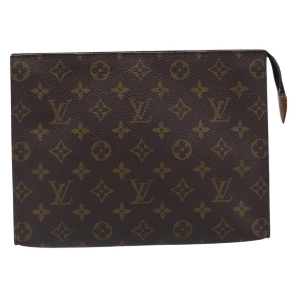 LOUIS VUITTON Monogram Poche Toilette 26 Pouch M47542 LV Auth 197249