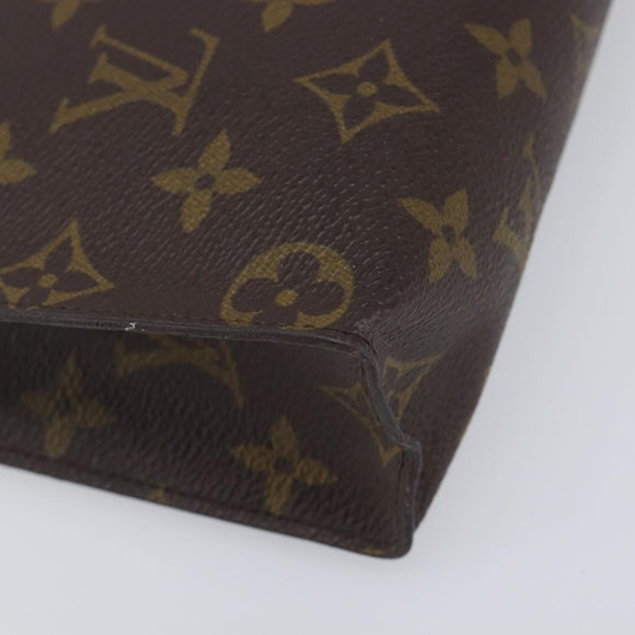 LOUIS VUITTON Monogram Poche Toilette 26 Pouch M47542 LV Auth 197249