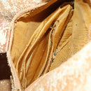 GUCCI Bamboo Shoulder Bag Leather 2way Brown Gold Auth 197250-22