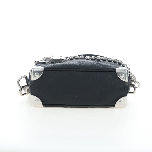 LOUIS VUITTON Monogram Taurillon Clemence Mini Soft Trunk M25927 Auth 197251SAM