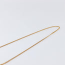 LOEWE Chain Shoulder Bag Satin Beige Gold Auth 197254-14