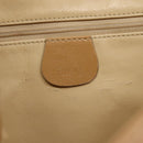 GUCCI Bamboo Shoulder Bag Suede 2way Beige Gold 001 1014 1638 0 Auth 197255-16