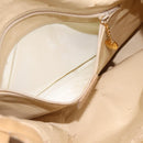 GUCCI Bamboo Shoulder Bag Suede 2way Beige Gold 001 1014 1638 0 Auth 197255-21