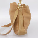 GUCCI Bamboo Shoulder Bag Suede 2way Beige Gold 001 1014 1638 0 Auth 197255-5